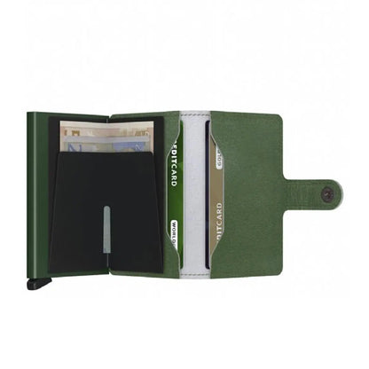 Includes two interior pockets for holding cards, notes, receipts, business cards and some coins