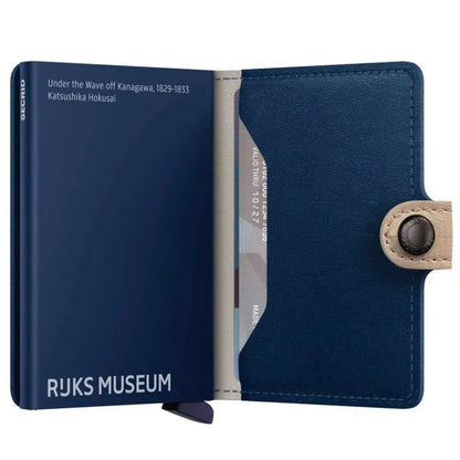 Secrid Miniwallet Compact RFID Wallet - Art Rijksmuseum Wave