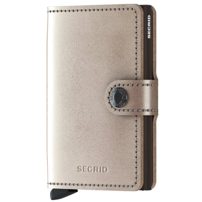 Secrid Miniwallet Compact RFID Wallet - Champagne