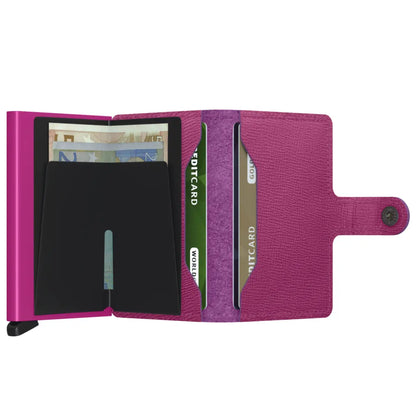 Secrid Miniwallet Compact RFID Wallet- Crisple Fuchsia