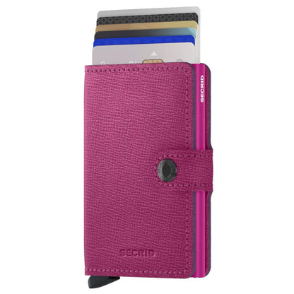 Secrid Miniwallet Compact RFID Wallet- Crisple Fuchsia