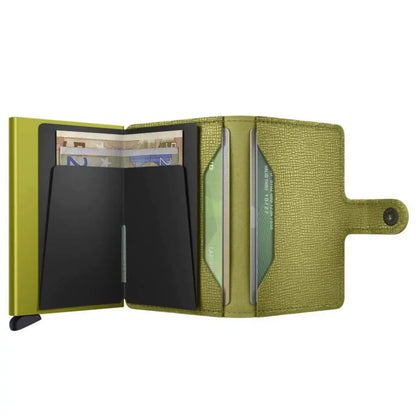 Secrid Miniwallet Compact RFID Wallet - Crisple Lime