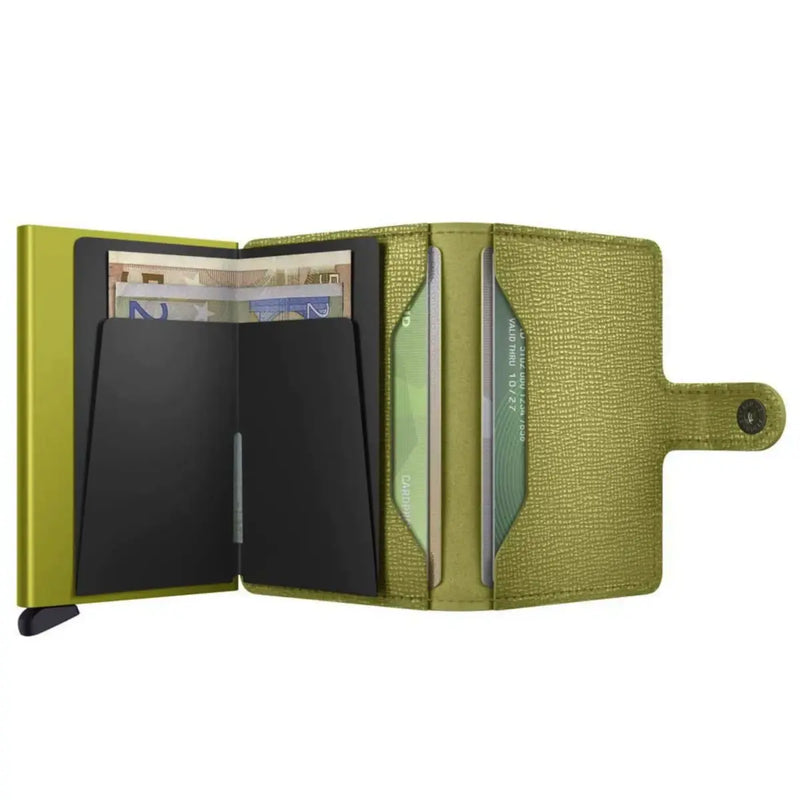 Secrid Miniwallet Compact RFID Wallet - Crisple Lime