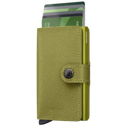 Secrid Miniwallet Compact RFID Wallet - Crisple Lime
