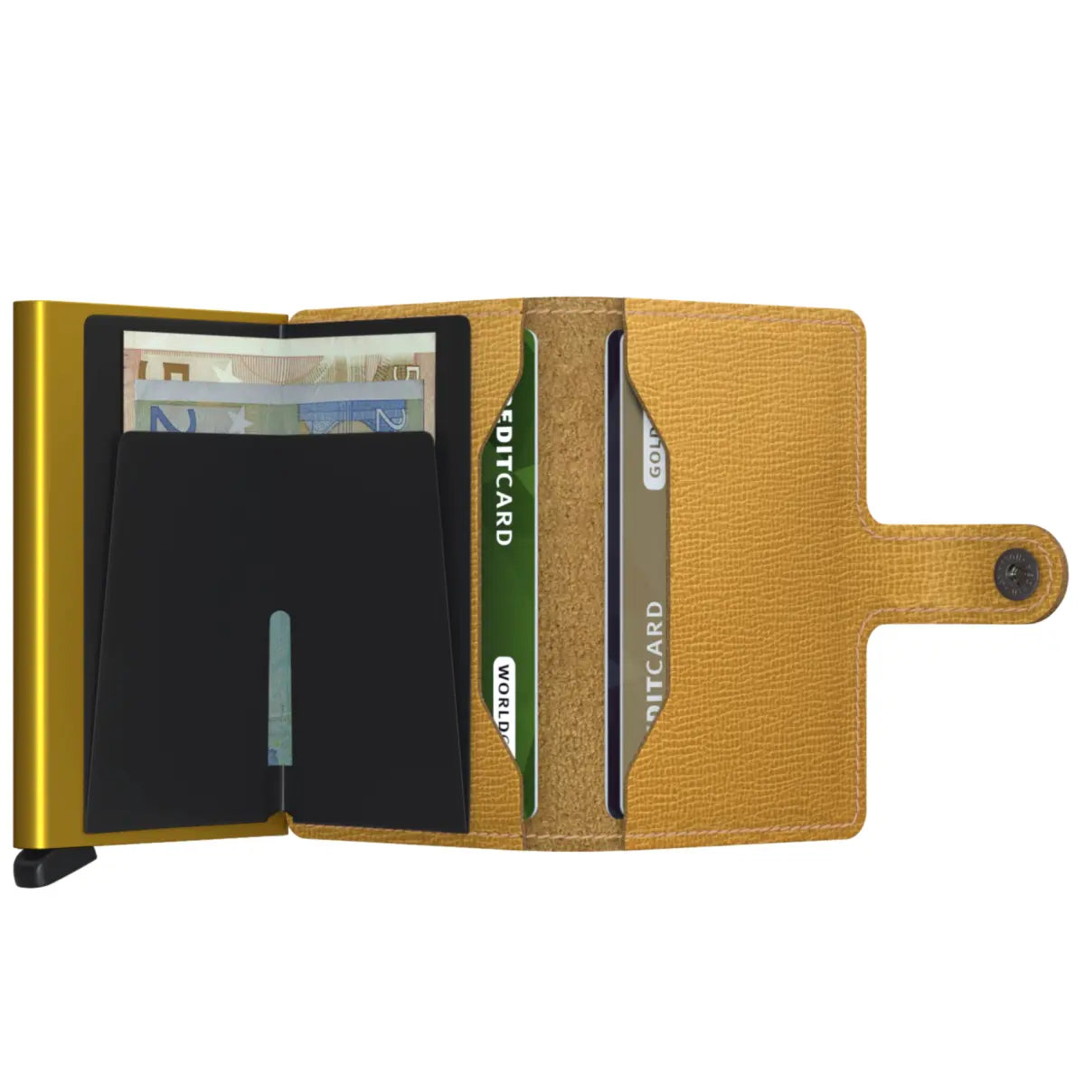 Secrid Miniwallet Compact RFID Wallet - Crisple Ochre