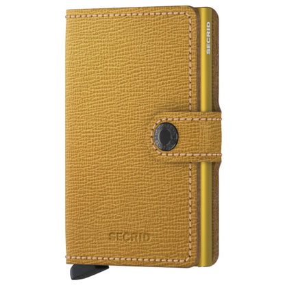 Secrid Miniwallet Compact RFID Wallet - Crisple Ochre
