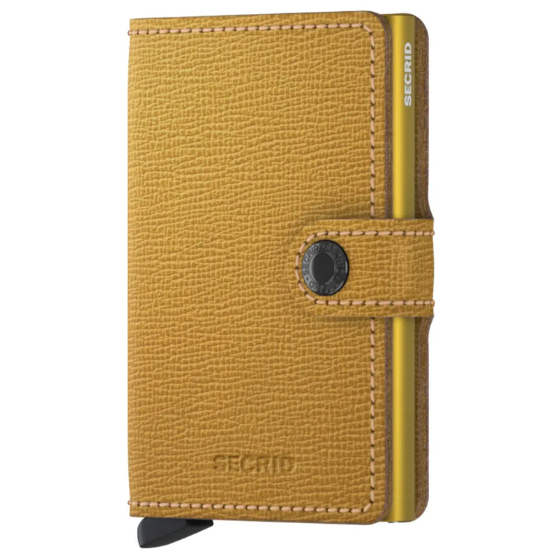 Secrid Miniwallet Compact RFID Wallet - Crisple Ochre