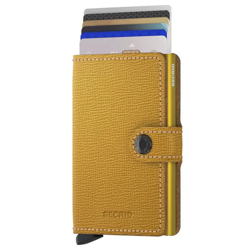 Secrid Miniwallet Compact RFID Wallet - Crisple Ochre