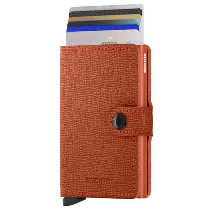 Secrid Miniwallet Compact RFID Wallet - Crisple Pumpkin