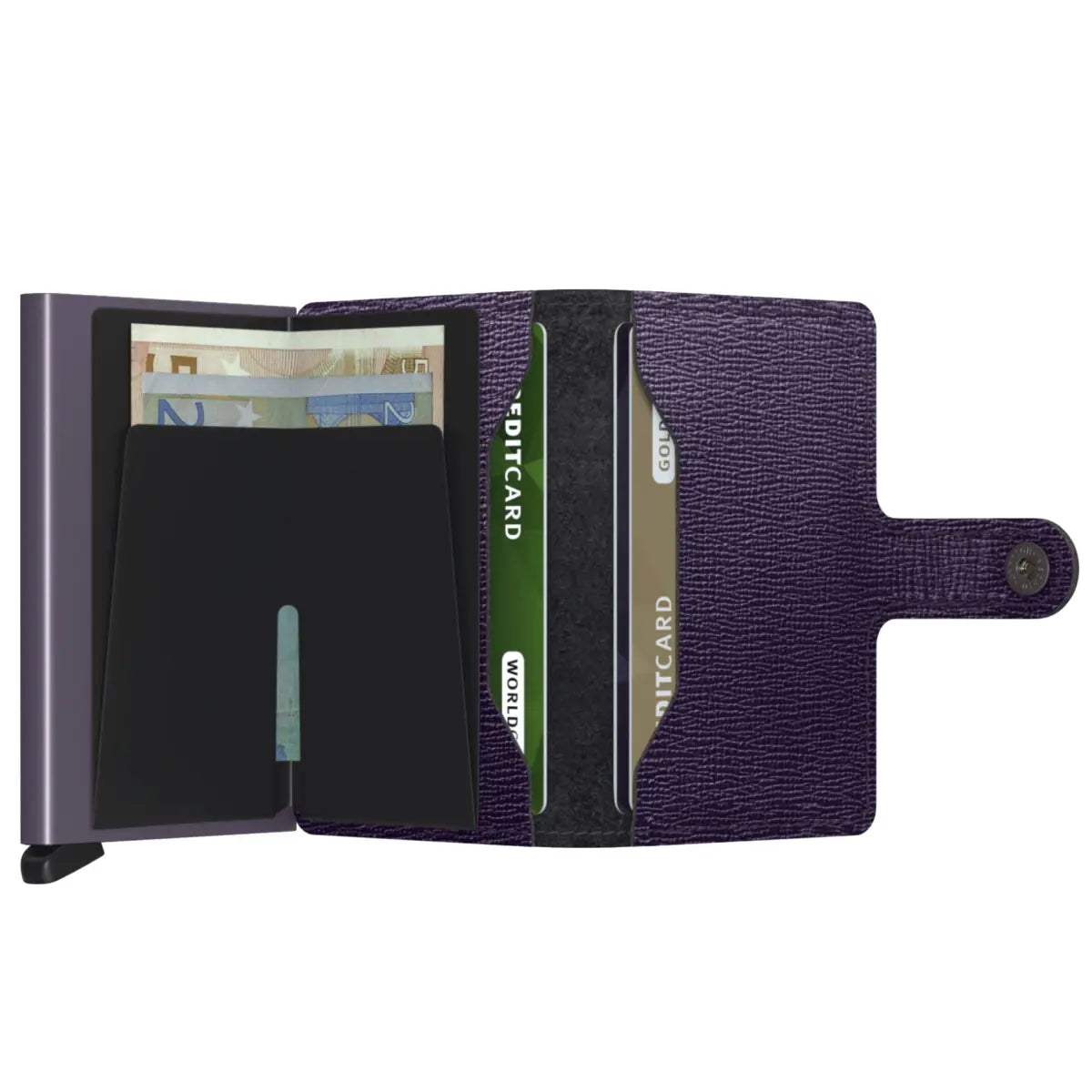 Secrid Miniwallet Compact RFID Wallet - Crisple Purple