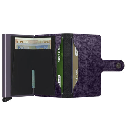 Secrid Miniwallet Compact RFID Wallet - Crisple Purple