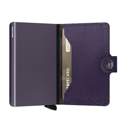 Secrid Miniwallet Compact RFID Wallet - Crisple Purple