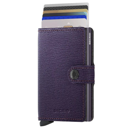 Secrid Miniwallet Compact RFID Wallet - Crisple Purple