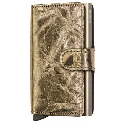 Secrid Miniwallet Compact RFID Wallet - Crunch Gold