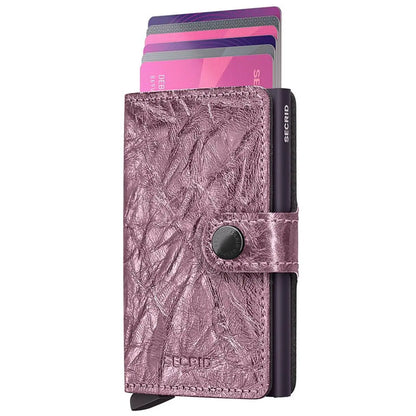 Secrid Miniwallet Compact RFID Wallet - Crunch Pink