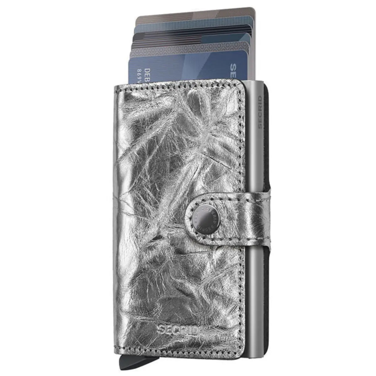Secrid Miniwallet Compact RFID Wallet - Crunch Silver