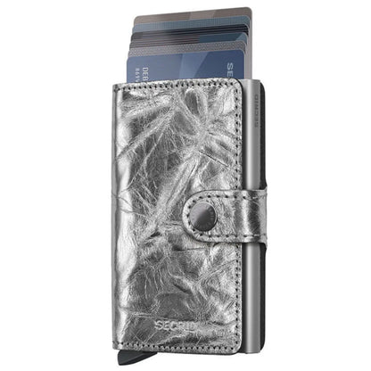Secrid Miniwallet Compact RFID Wallet - Crunch Silver