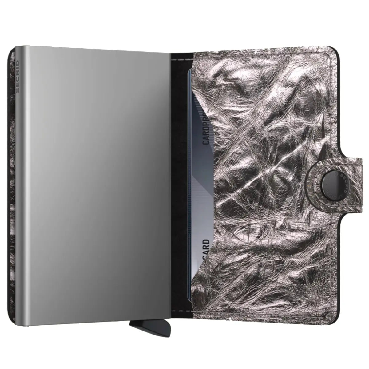 Secrid Miniwallet Compact RFID Wallet - Crunch Silver