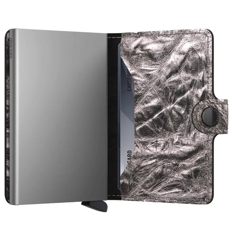 Secrid Miniwallet Compact RFID Wallet - Crunch Silver