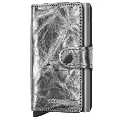 Secrid Miniwallet Compact RFID Wallet - Crunch Silver