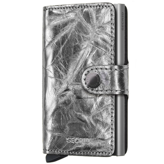 Secrid Miniwallet Compact RFID Wallet - Crunch Silver