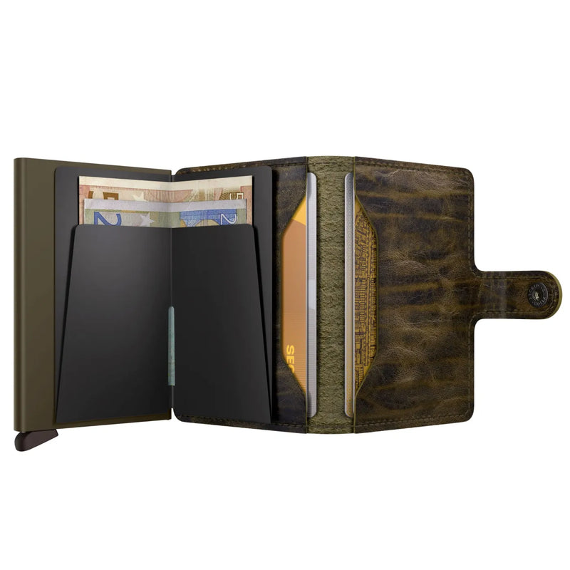 Secrid Miniwallet Compact RFID Wallet - Dutch Martin Cedar