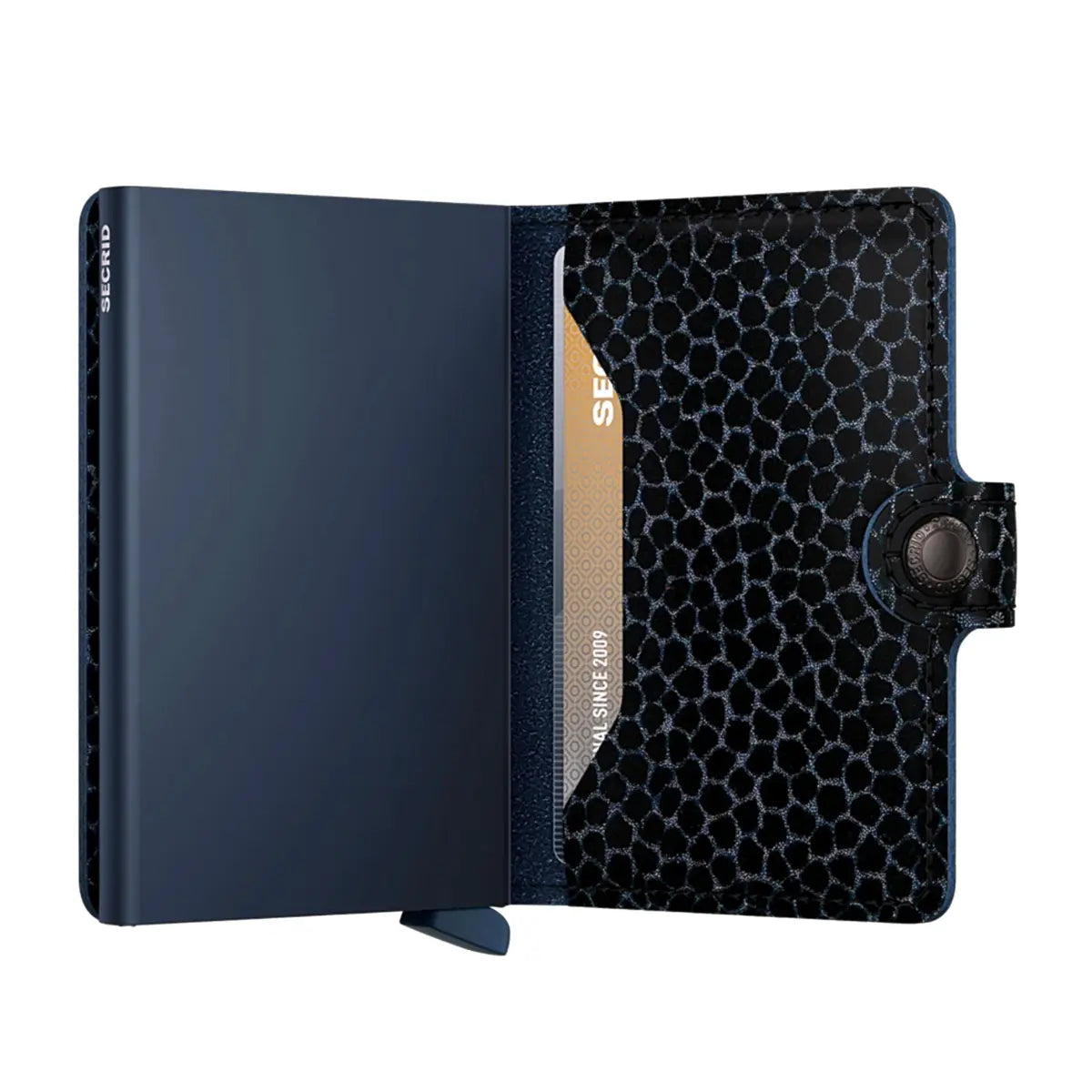 Secrid Miniwallet Compact RFID Wallet - Giraffina Blue