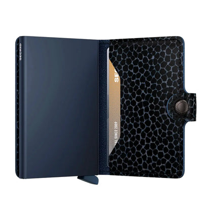 Secrid Miniwallet Compact RFID Wallet - Giraffina Blue