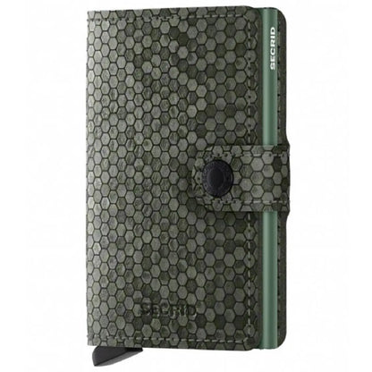 Secrid Miniwallet Compact Wallet - Hexagon Green