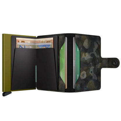 Secrid Miniwallet Compact RFID Wallet - Jungle Moss