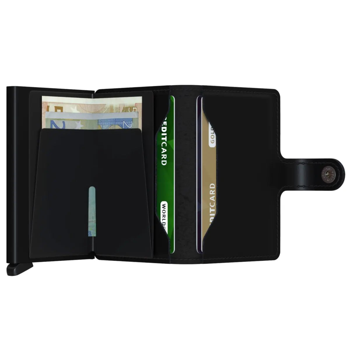 Secrid Miniwallet Compact RFID Wallet - Matte Black