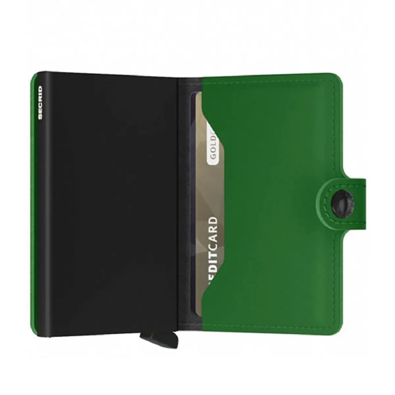 Secrid Miniwallet Compact RFID Wallet - Matte Bright Green