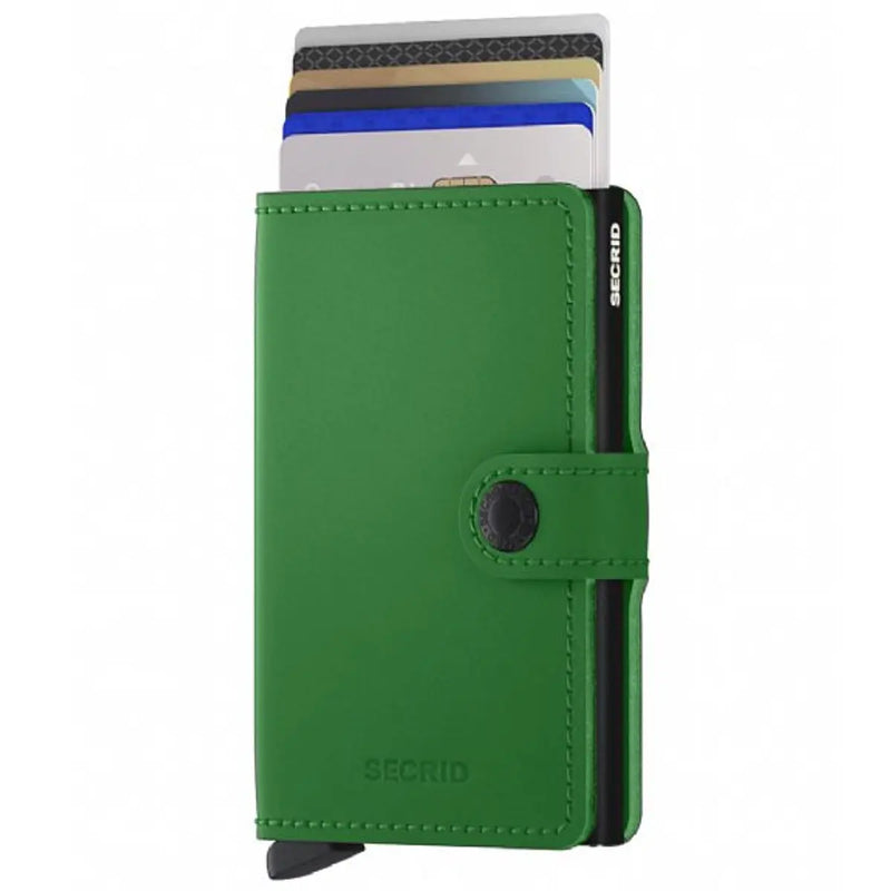 Secrid Miniwallet Compact RFID Wallet - Matte Bright Green