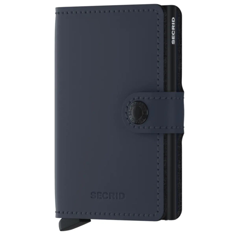 Secrid Miniwallet Compact RFID Wallet - Matte Night Blue