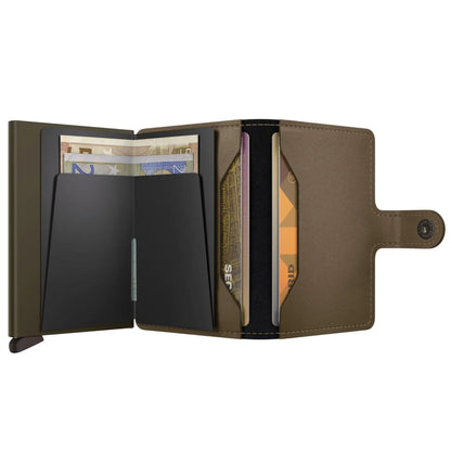 Secrid Miniwallet Compact RFID Wallet - Matte Satin Bronze
