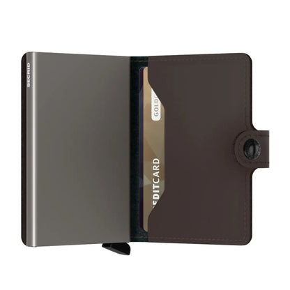 Secrid Miniwallet Compact RFID Wallet - Matte Truffle