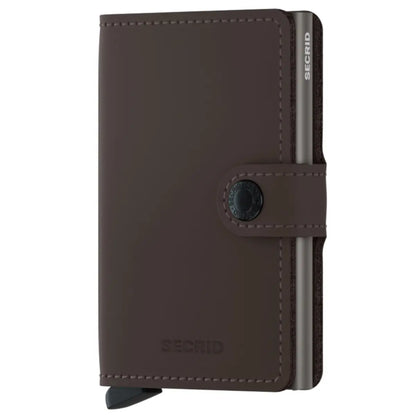 Secrid Miniwallet Compact RFID Wallet - Matte Truffle