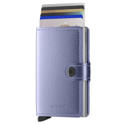 Secrid Miniwallet Compact RFID Wallet - Metallic Lila