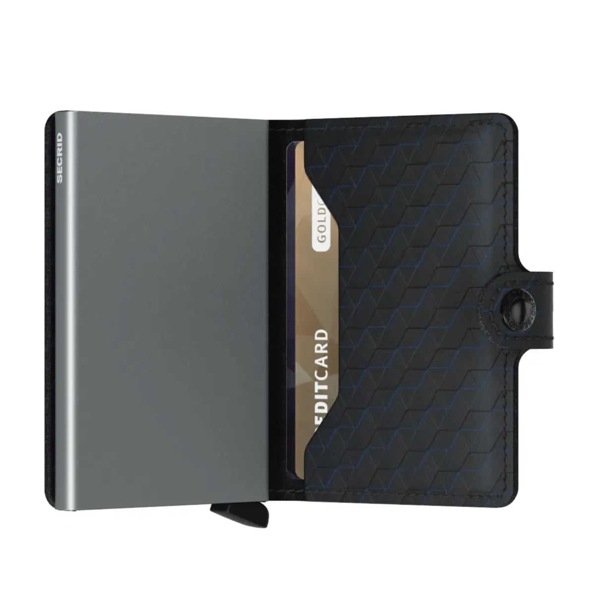 Secrid Miniwallet Compact RFID Wallet - Optical Black Titanium