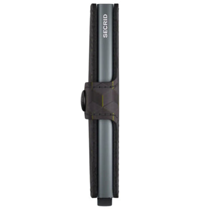 Secrid Miniwallet Compact RFID Wallet - Optical Grey / Yellow