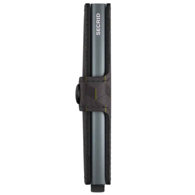 Secrid Miniwallet Compact RFID Wallet - Optical Grey / Yellow