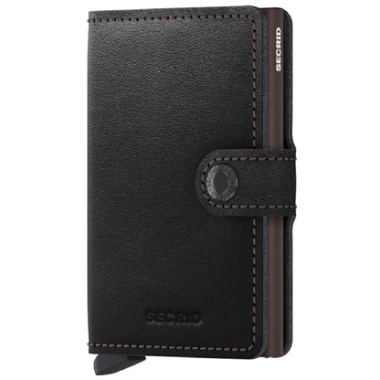 Secrid Miniwallet Compact RFID Wallet - Original Black / Brown