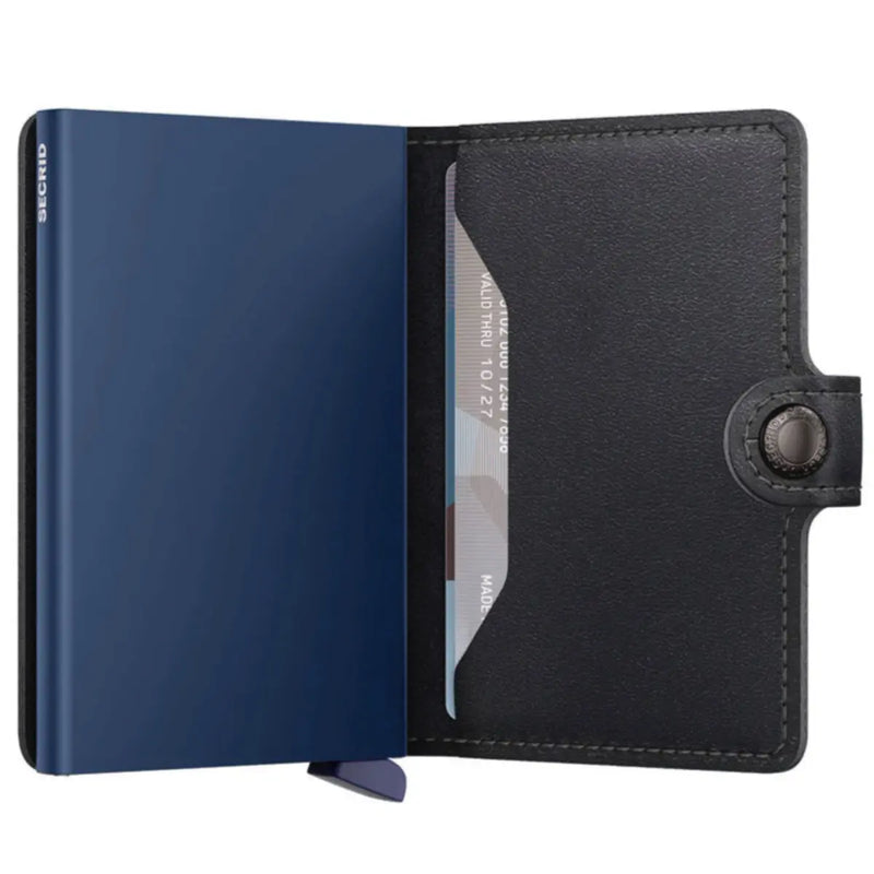 Secrid Miniwallet Compact RFID Wallet - Original Black / Navy
