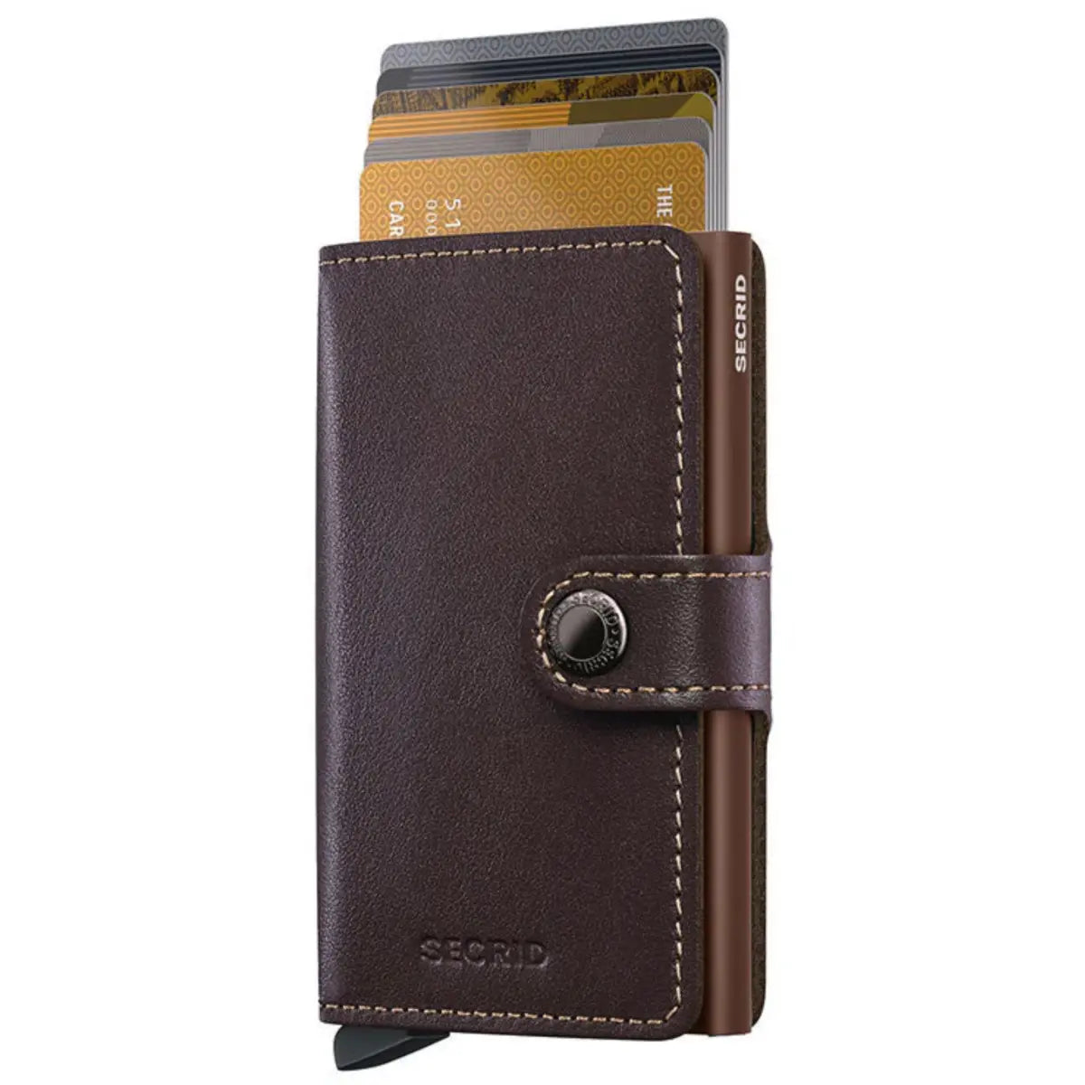 Secrid Miniwallet Compact RFID Wallet - Original Chocolate