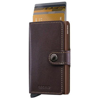 Secrid Miniwallet Compact RFID Wallet - Original Chocolate