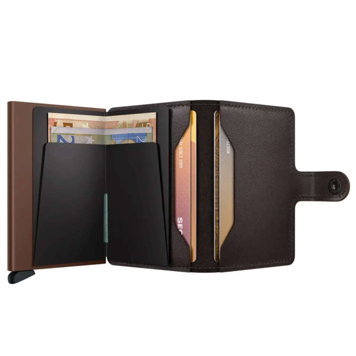 Secrid Miniwallet Compact RFID Wallet - Original Chocolate