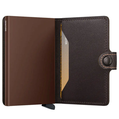 Secrid Miniwallet Compact RFID Wallet - Original Chocolate