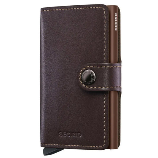 Secrid Miniwallet Compact RFID Wallet - Original Chocolate