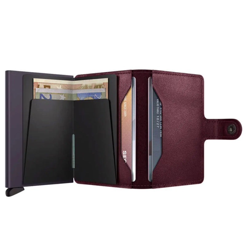 Secrid Miniwallet Compact RFID Wallet - Original Cranberry