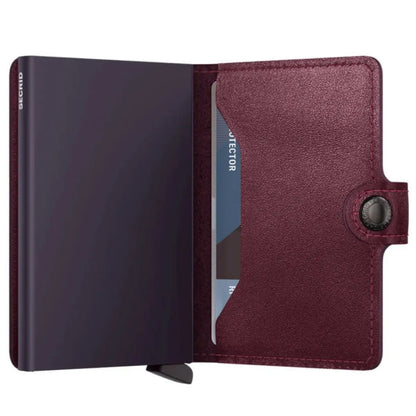 Secrid Miniwallet Compact RFID Wallet - Original Cranberry